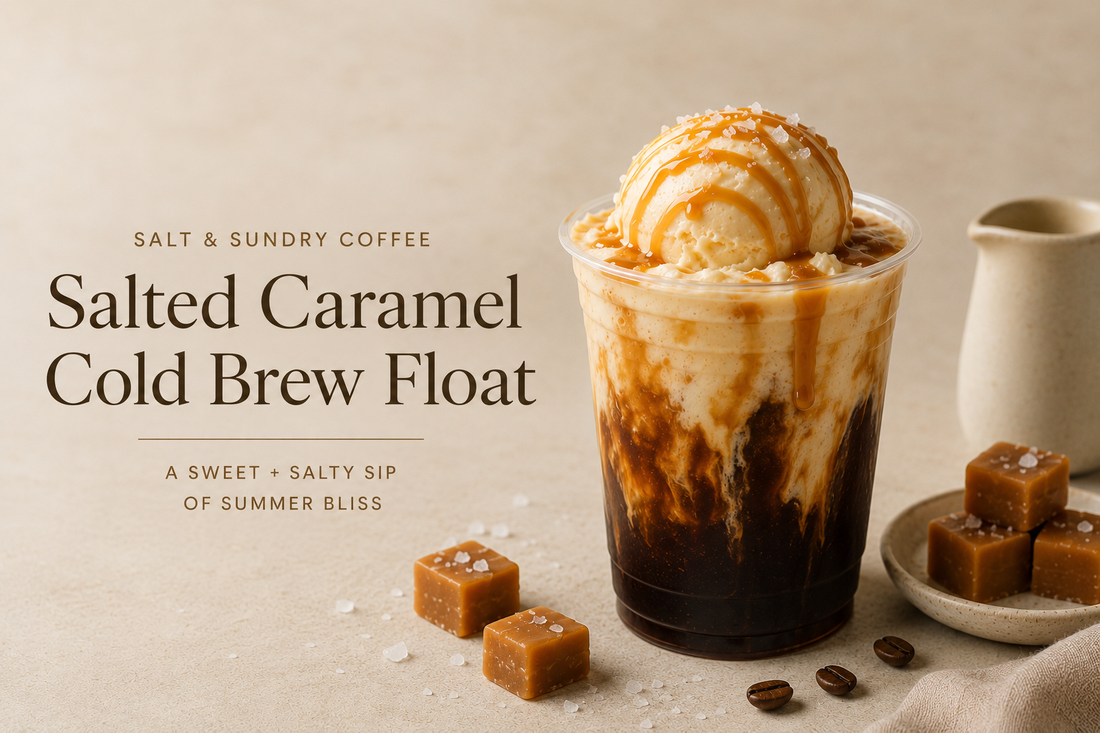 Salted Caramel Cold Brew Float